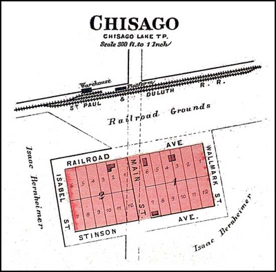 Chisago 1888 plat