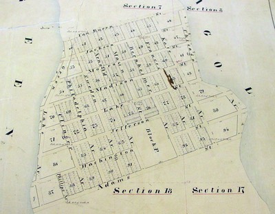 Chisago City Plat 1857 full
