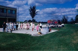 Fire Dept 1965 demonstration at the hospital