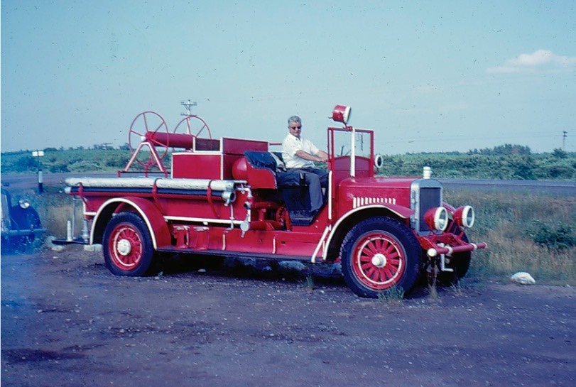 Fire Dept 1966 Chief Harlan Henrickson